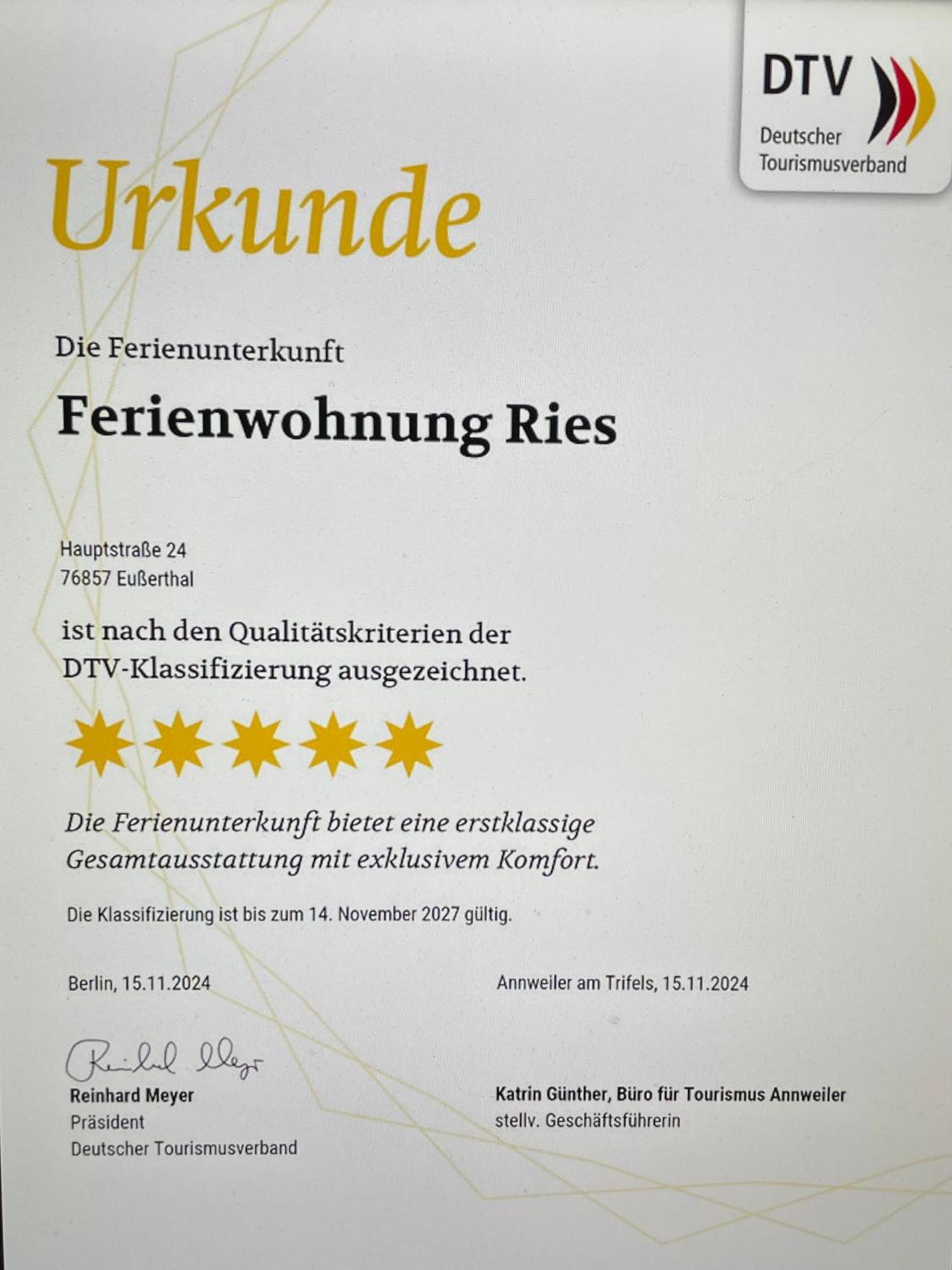 Ferienwohnungen Ries Eusserthal Exterior foto